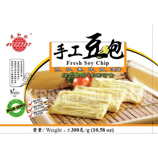 【素】鲜豆包/手工豆包 —— Fresh Soy Chip (300G)