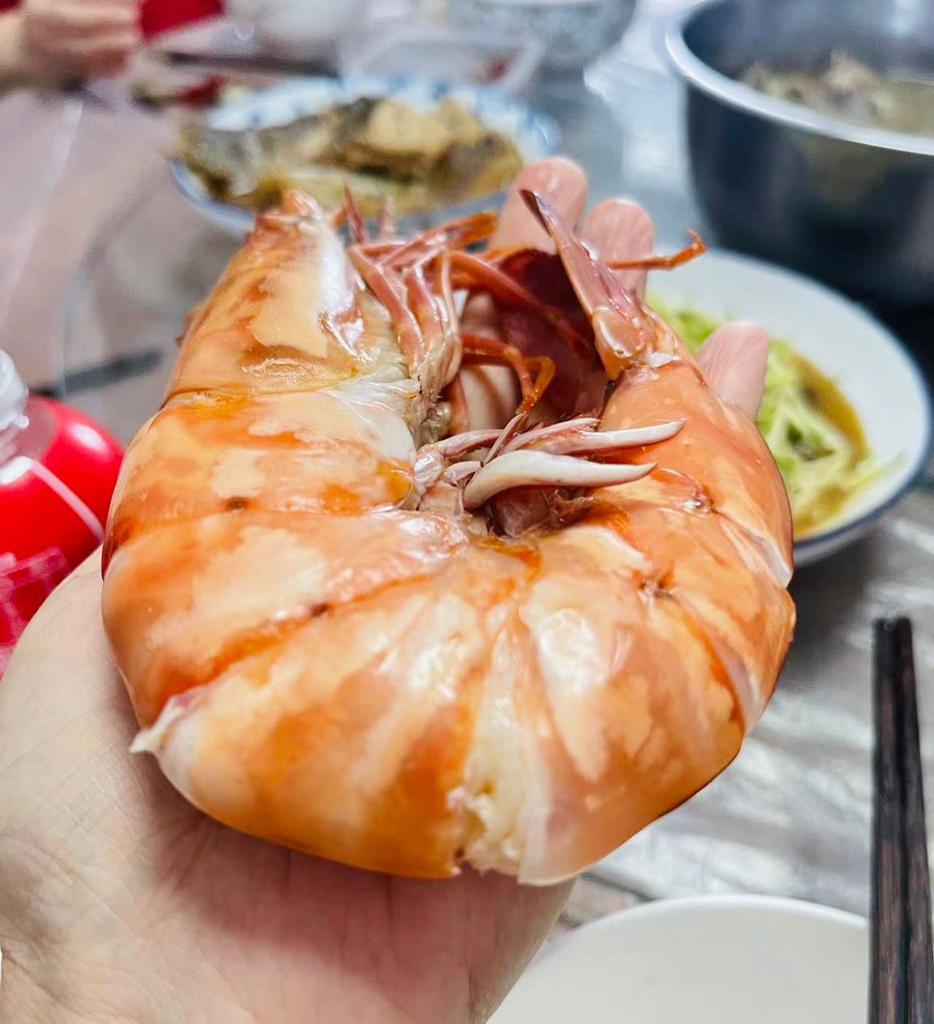 沙巴野生特大老虎虾(XXL) —— Sabah Deep Sea Wild Tiger Prawn -750G (4-5pcs)