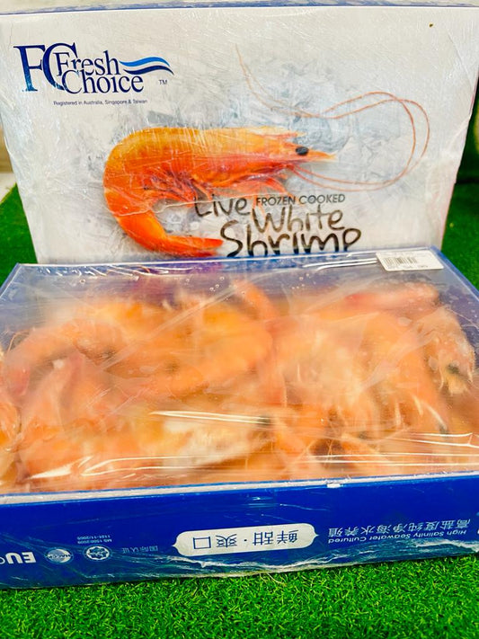 【熟白虾~26/30】Frozen Cooked White Shrimp